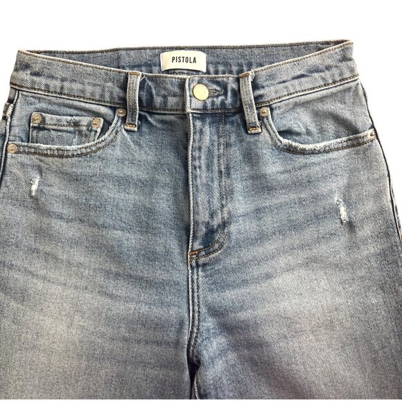 Pistola Monroe Crop High Rise Cigarette Crop in Notting Hill Vintage Size 27 - Picture 15 of 16